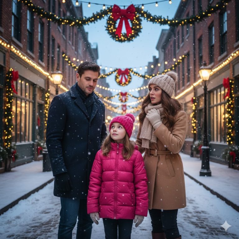 MÈRE CÉLIBATAIRE CROISE SON EX LA VEILLE DE NOËL — UNE QUESTION DE SA FILLE LAISSE TOUT LE MONDE SANS VOIX