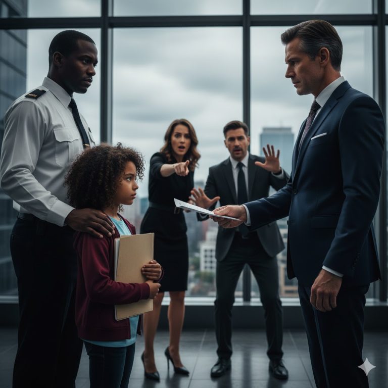 «Si tu hija puede traducir este contrato, te duplicaré el salario» – Le dijo el multimillonario al portero negro. Poco después, quedó impactado por el talento de la niña…