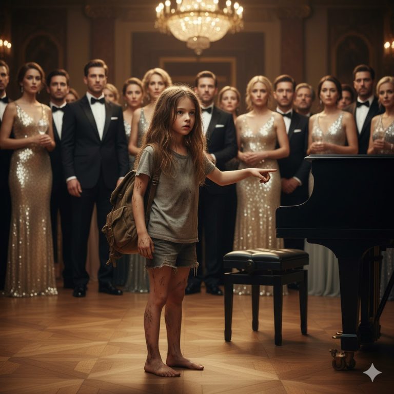 «¿Puedo tocar por un plato de comida?» El momento en que una niña hambrienta de 12 años se sentó al piano — y silenció a un salón lleno de millonarios…