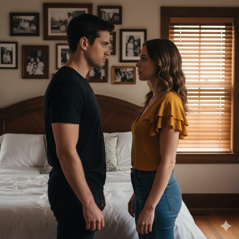 Quand je suis allé chez mon ex-femme cinq ans après notre divorce, j’ai été choqué de voir la photo accrochée au mur. J’avais commis quelque chose d’immoral…