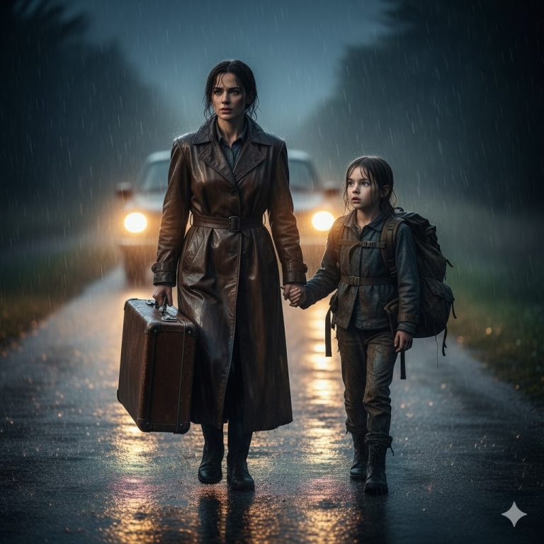 MADRE ABANDONADA EN LA ORILLA DEL CAMINO HALLA A NIÑA HUYENDO DE MADRASTRA CRUEL SU ACTO CAMBIÓ TODO…