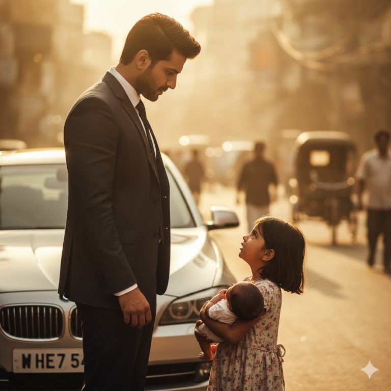 “Señor, solo déme una lata de leche, cuando sea mayor le devolveré el dinero…” — al escuchar estas palabras, un multimillonario tomó una decisión que no solo cambió la vida de esa niña, sino que también recordó a toda la ciudad el valor de la humanidad.