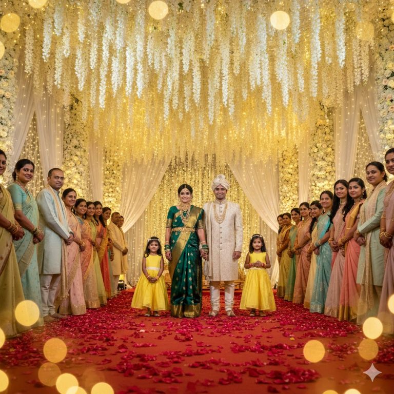 “Había invitado a su exesposa a su boda para avergonzarla… pero cuando ella bajó de la limusina con sus tres hijas, toda Jaipur se inclinó ante su fuerza.”