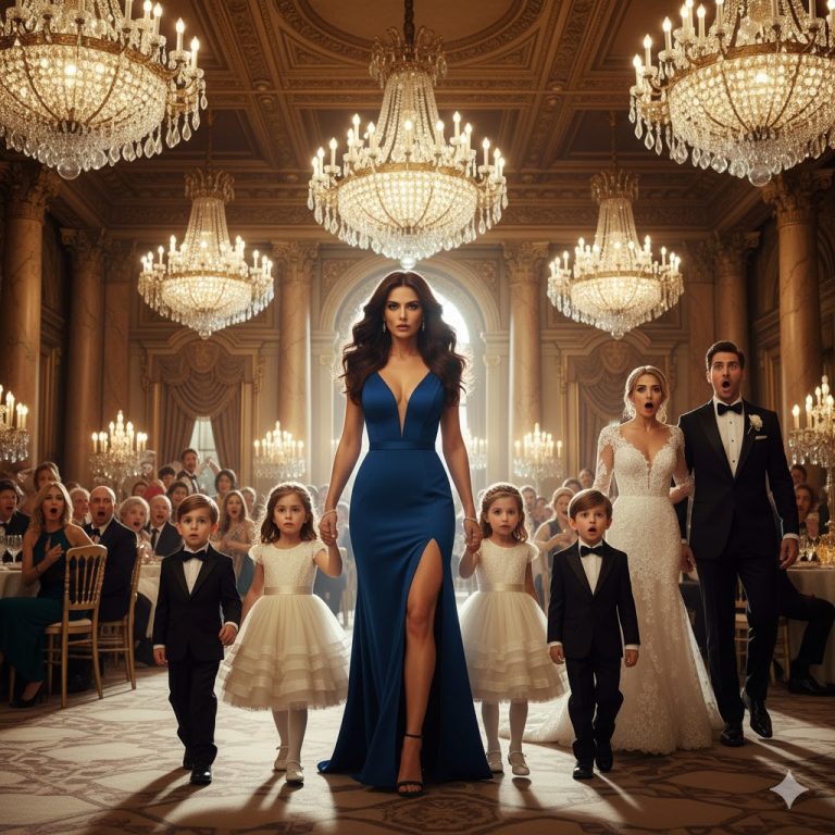 Un millionnaire quitte sa femme pour sa meilleure amie — mais elle se présente à son mariage en limousine… avec des quadruplés