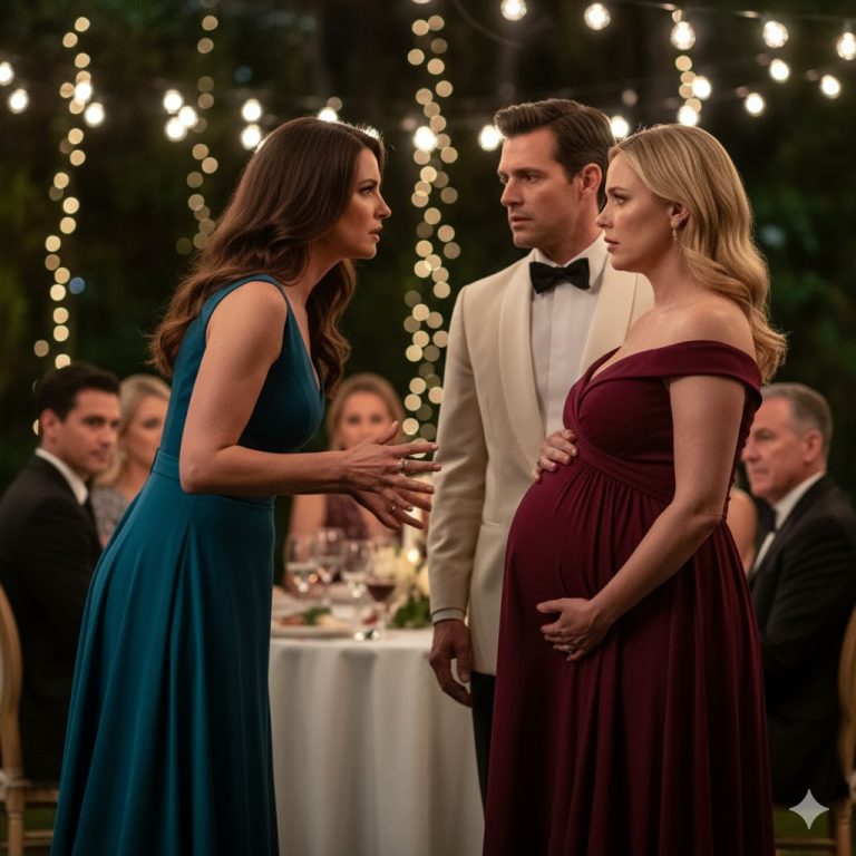 « Mon mari a amené sa maîtresse enceinte à notre dîner de famille, mais il ne s’attendait certainement pas aux documents que j’avais préparés pour lui. »