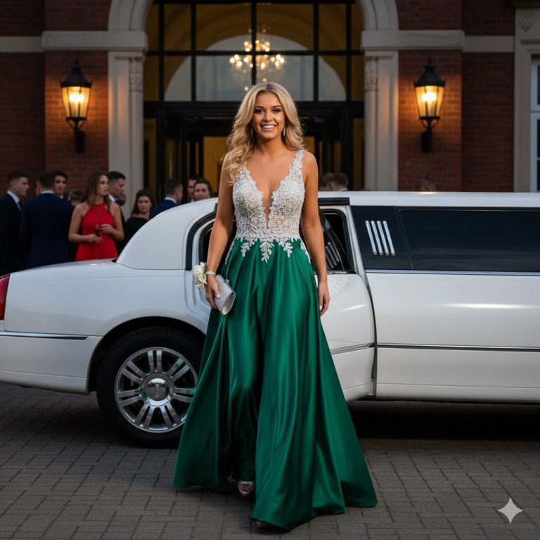 Ils se moquaient de moi parce que j’étais la fille de la femme de ménage — mais au bal de promo, je suis arrivée en robe de soirée et limousine, et tout le monde est resté sans voix