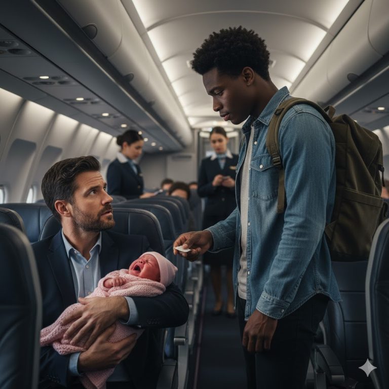 El bebé de un multimillonario no dejaba de llorar en el avión — hasta que un joven niño negro, sin recursos, hizo lo impensable…