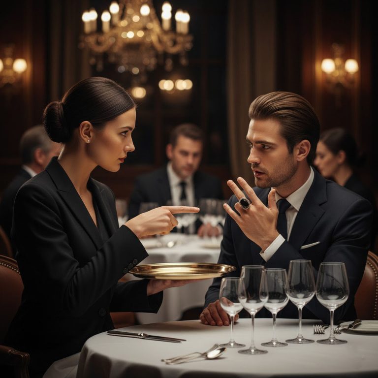 Él cenaba solo en Barcelona cuando la camarera se acercó y dijo: “Disculpe, señor, esa alianza es igual a la de mi madre”. Lo que sucedió después cambió tres vidas para siempre.