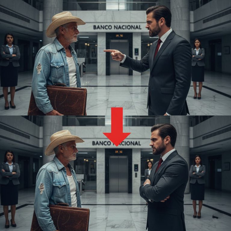“¡FUERA DE AQUI!” — PRESIDENTE del banco HUMILLÓ al anciano… PERO la VERDAD sobre ÉL cambió TODO!