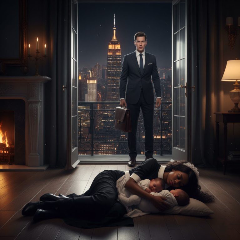 “El multimillonario llegó a casa y encontró a su sirvienta negra durmiendo en el suelo con sus hijos gemelos de 1 año — y el impactante final…”