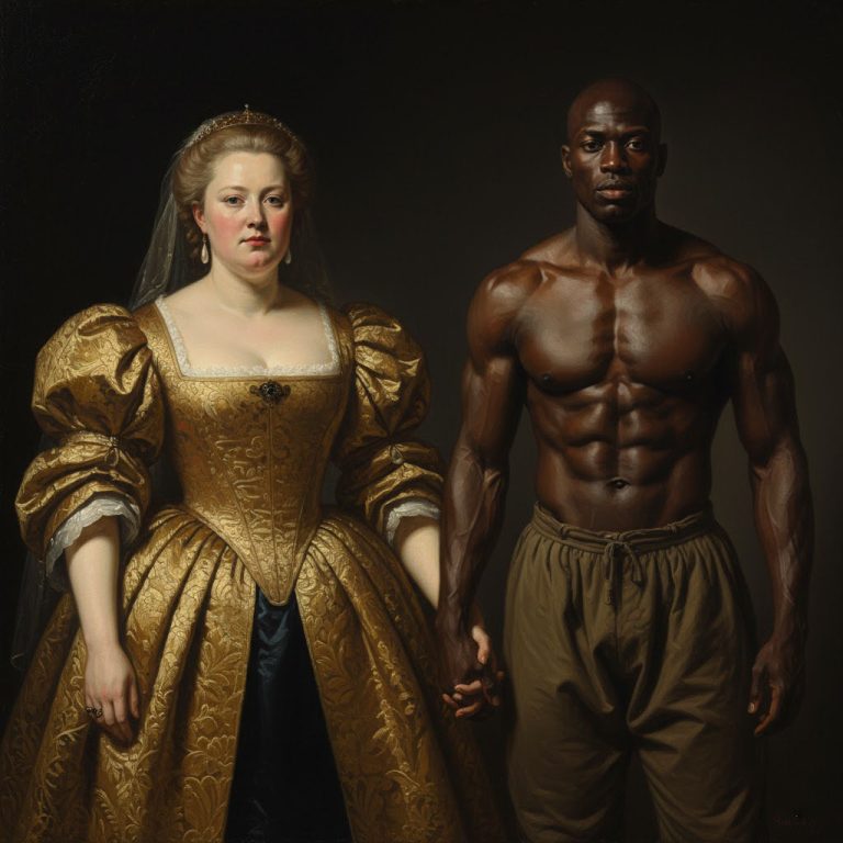 La princesa obesa fue entregada a un esclavo como castigo por el rey, pero él la amó como a ninguna otra.