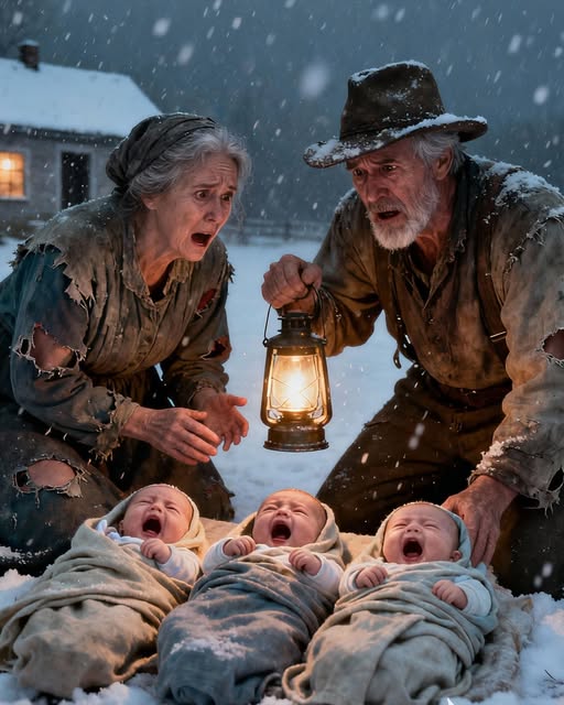 Una pobre pareja de granjeros que no podía tener hijos encontró a tres recién nacidos en la nieve una noche de invierno. Los acogieron, y dos décadas después, el mundo aprendió lo que significa la verdadera familia…