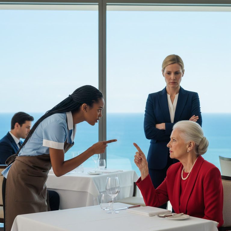 Humilde mesera atiende a la madre sorda de un millonario — Su secreto dejó a todos sin palabras…