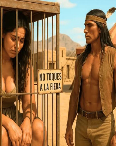 “Todos Temían a La Viuda Gigante… Hasta Que El Apache La Compró y Le Dijo: “¿te Casas Conmigo?”