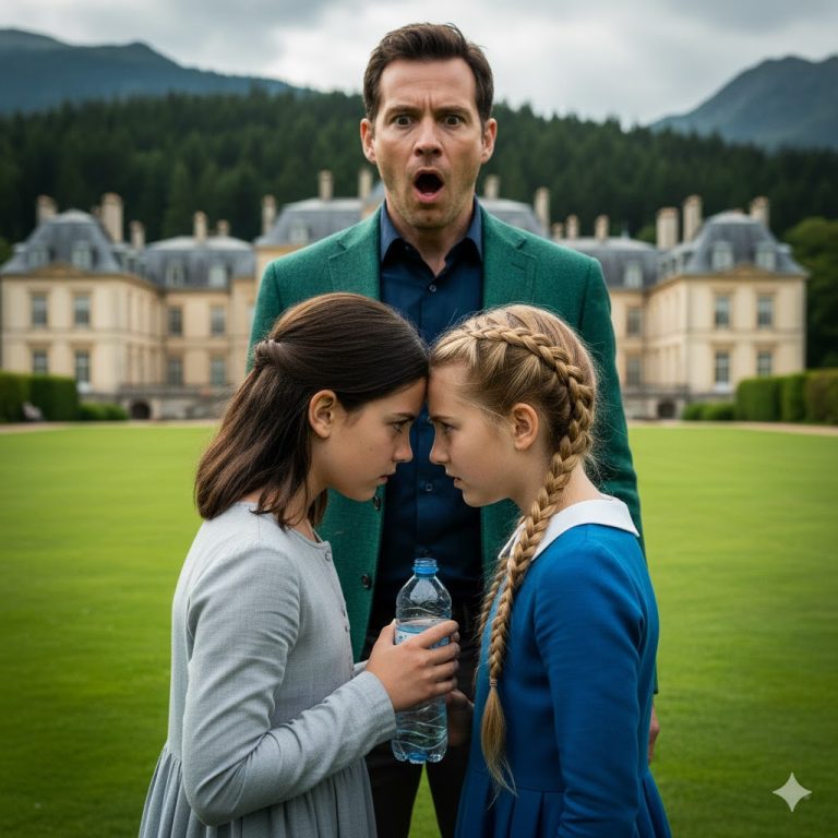 La hija del millonario era muda… hasta que una niña le dio agua y ocurrió lo imposible…