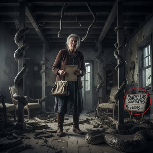 La viuda pobre compró un rancho por 10 pesos — Se heló al ver que la casa estaba llena de serpientes