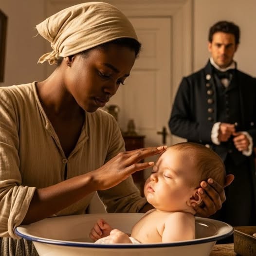 El bebé del barón nació ciego… hasta que el nuevo esclavo descubrió la verdad.