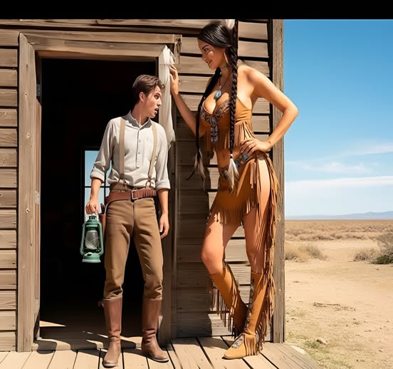 “No He Tenido Sexo en Seis Meses” — Dijo la Hermana Apache Gigante al Ranchero Virgen