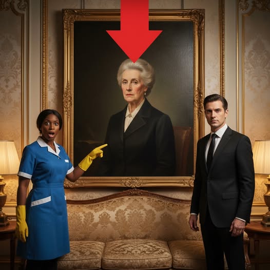 « VOTRE MÈRE EST VIVANTE, JE L’AI VUE À L’ASILE ! » — CRIA LA FEMME DE MÉNAGE NOIRE EN VOYANT LE PORTRAIT…