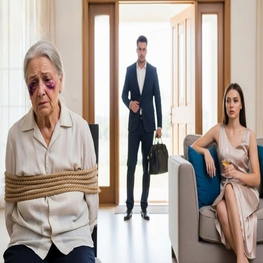 Le millionnaire est rentré chez lui plus tôt que prévu… Et il vit ce que sa femme avait fait à sa mère…