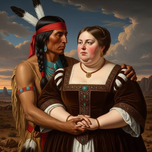 Una noble obesa fue entregada a un Apache como castigo por su padre—Pero él la amó como nadie…