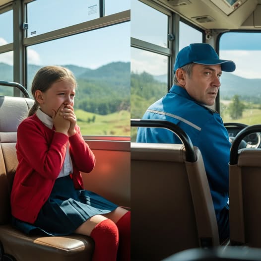 Chofer escolar ve a una niña llorar todos los días, revisa bajo su asiento tras bajarla y se queda sin aliento…..