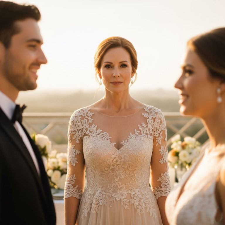 En la recepción de mi boda, mi suegra se acercó con una silla y se interpuso entre mi esposo y yo en la mesa principal.