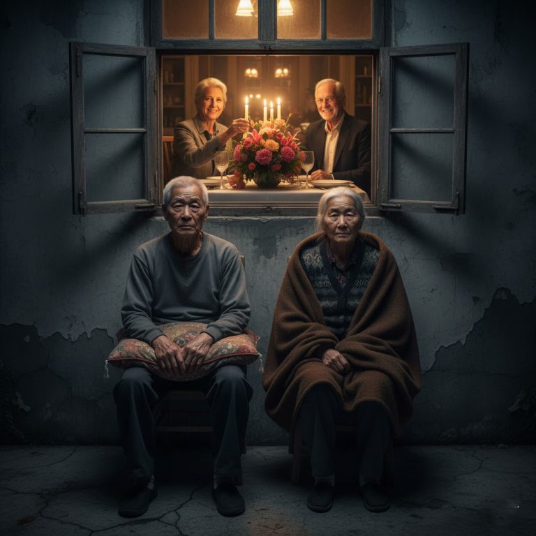 Cuando descubrí a mis papás esperando afuera, tiritando de frío frente a mi casa, mientras mis suegros se divertían adentro, supe que tenía que actuar… y lo que pasó después volteó todo de cabeza.