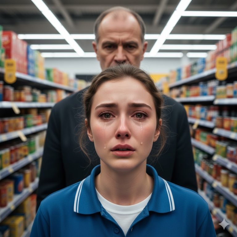 EL CEO ENTRÓ DISFRAZADO A UNA TIENDA — Y SE TOPÓ CON UNA CAJERA LLORANDO