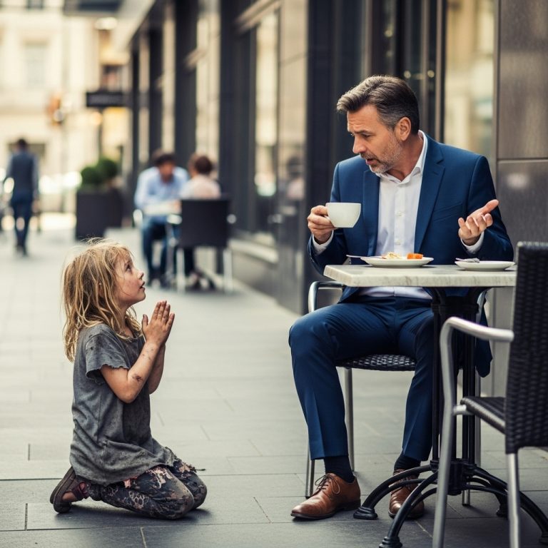 “Señor, ¿me da lo que le sobró?” y solo unos momentos después, vio algo que lo hizo pedir ayuda…