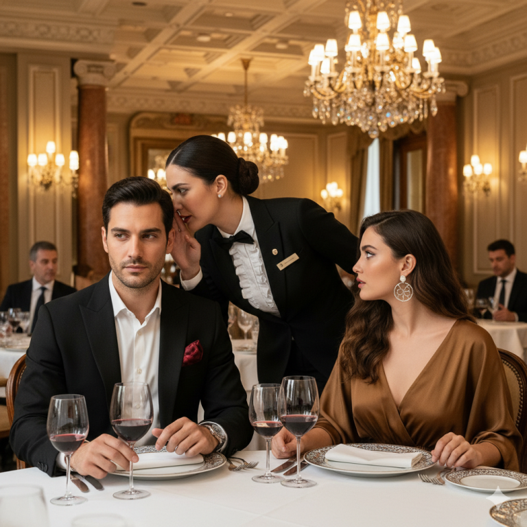 “HAY UNA DROGA EN TU BEBIDA”, SUSURRÓ LA CAMARERA Y EL MULTIMILLONARIO EXPUSO A SU PROMETIDA…