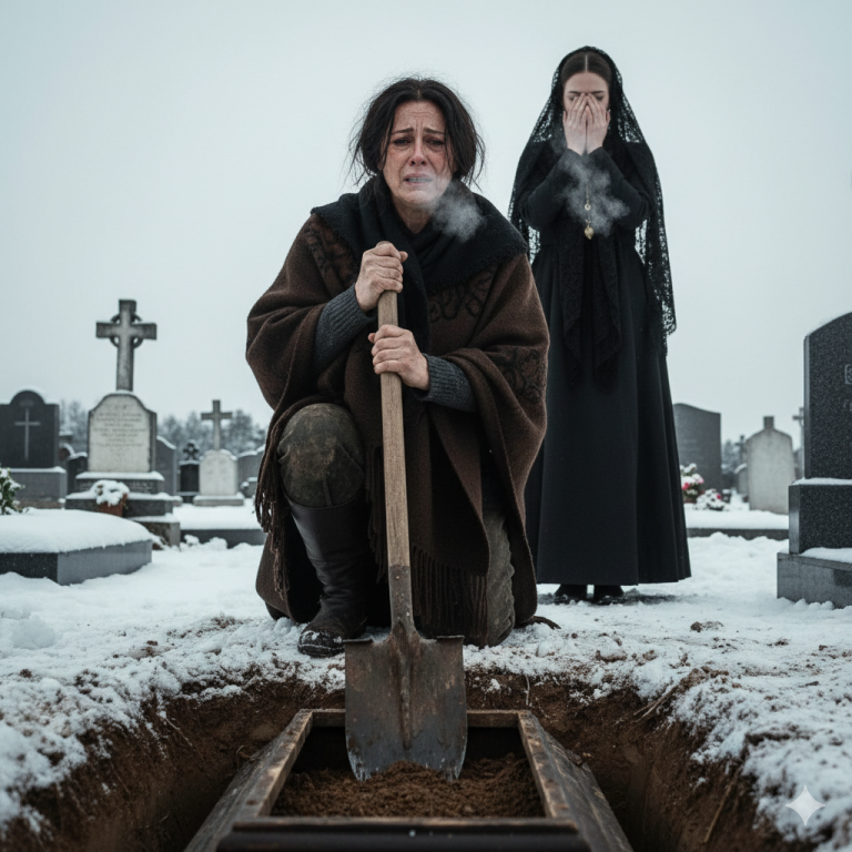 Soñó que su hijo susurraba “Mamá, estoy vivo”: al amanecer, cavó su tumba a pesar de las protestas de todos… Y lo que había dentro aterrorizaba a la ciudad