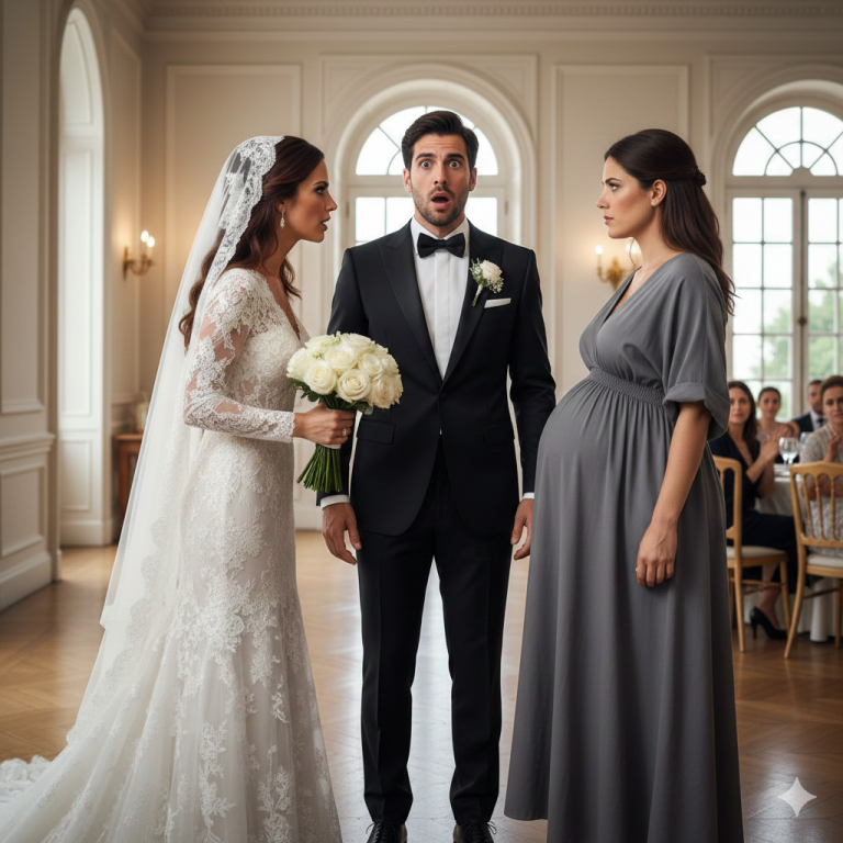 El día de mi boda, mi exesposa apareció embarazada para felicitarnos. Mi nueva esposa hizo solo una pregunta, y lo que mi ex reveló me hizo perderlo todo…