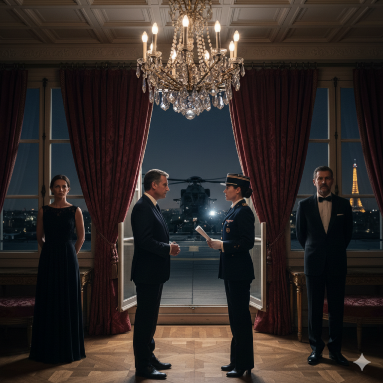 « Jolie robe », ricana ma mère. « Tu as aussi oublié de mettre à jour le badge avec ton nom ? » Ils ont ri — jusqu’à ce que l’hélicoptère se pose. « Madame la Générale… le Pentagone a besoin de vous. » Mon père devint blanc comme un drap. Mes parents se figèrent. La salle ?