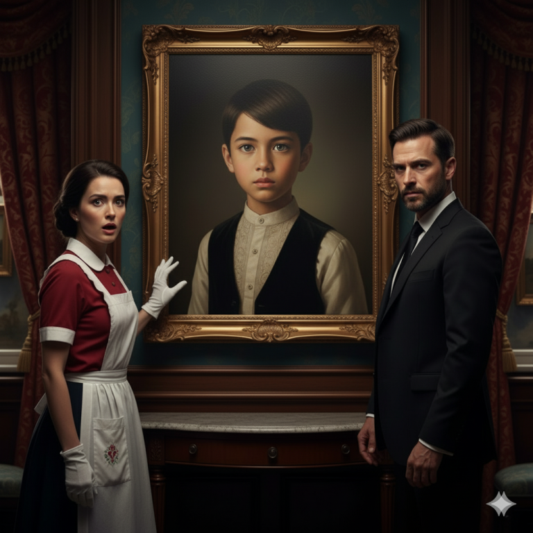 Señor, este muchacho vivió conmigo en el orfanato hasta los catorce años — dijo la señora de la limpieza, cuyas palabras resonaron en el silencioso pasillo de la mansión, rompiendo la serenidad del lujoso ambiente…