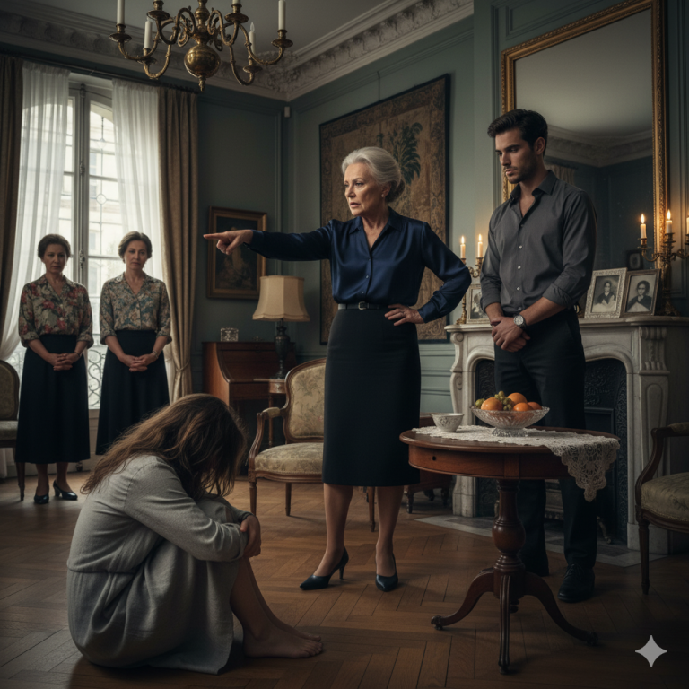 Al ver cómo mi madre abofeteó a mi esposa hasta que le sangró la boca, el esposo la dejó tirada allí y sacó algo que dejó a toda la familia impactada.