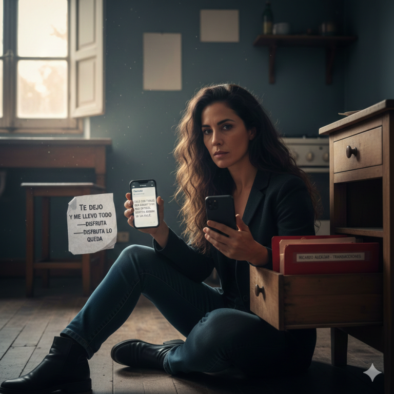 Mi esposo me dejó una nota que decía: “Terminé contigo y me llevo TODO” — Pero jamás imaginó lo que hice DESPUÉS… y cómo eso le destruyó su plan…