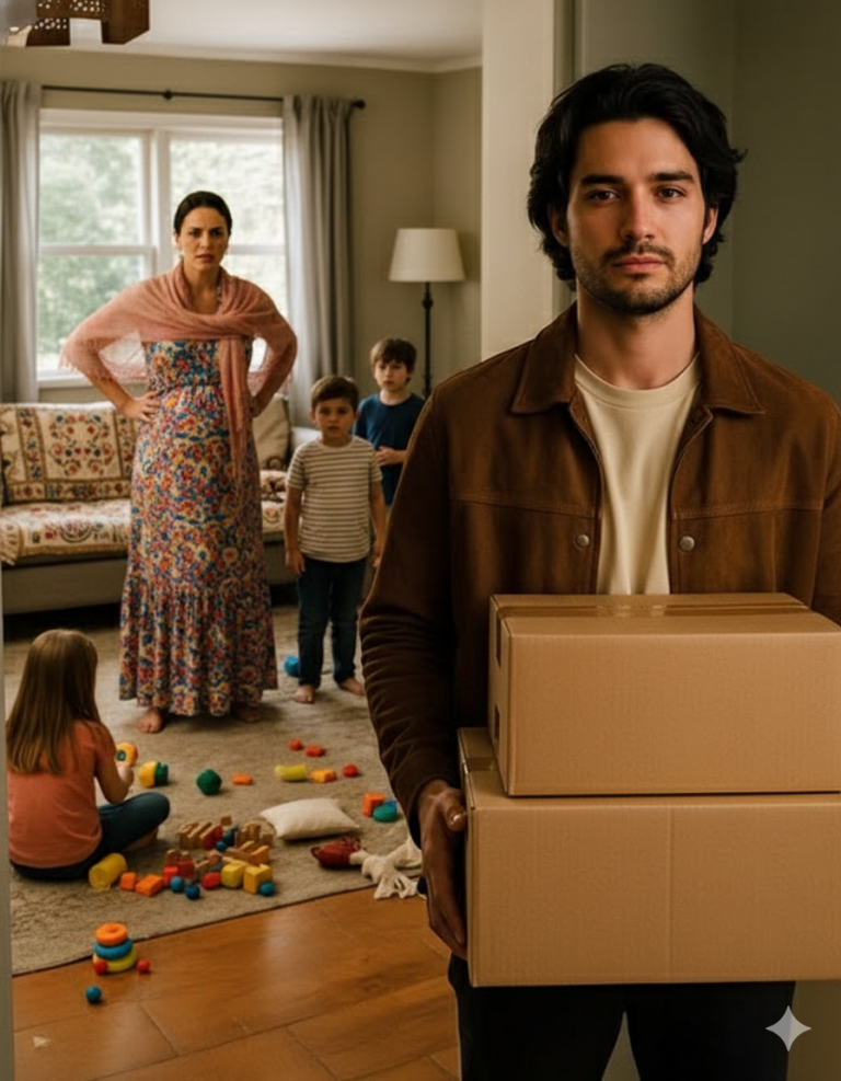 Mi madre anunció que estaba embarazada por séptima vez, pero ya me cansé de criar a sus hijos. Me fui de casa, pero ella…