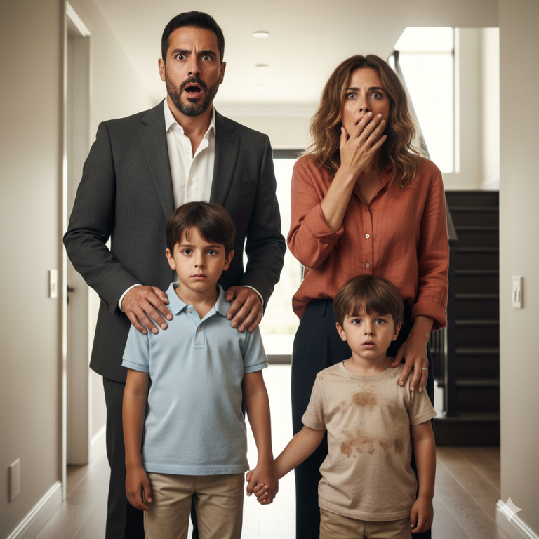 EL NIÑO RICO SE PUSO PÁLIDO CUANDO VIO AL MENDIGO QUE SE PARECÍA A ÉL, ¡NO PENSÓ QUE TUVIERA UN HERMANO!