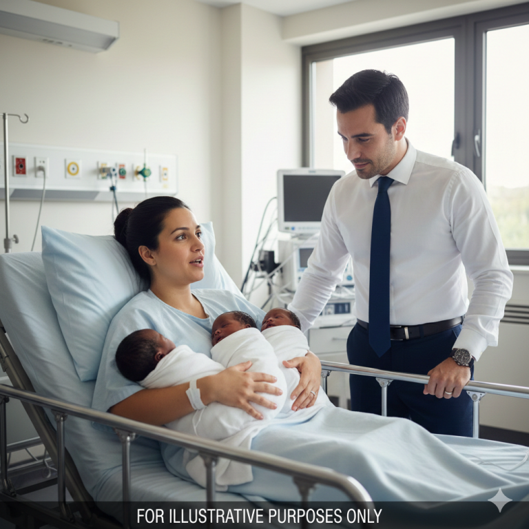 Se marchó al ver a sus recién nacidos, pero años después, los resultados de ADN contaron una historia diferente.