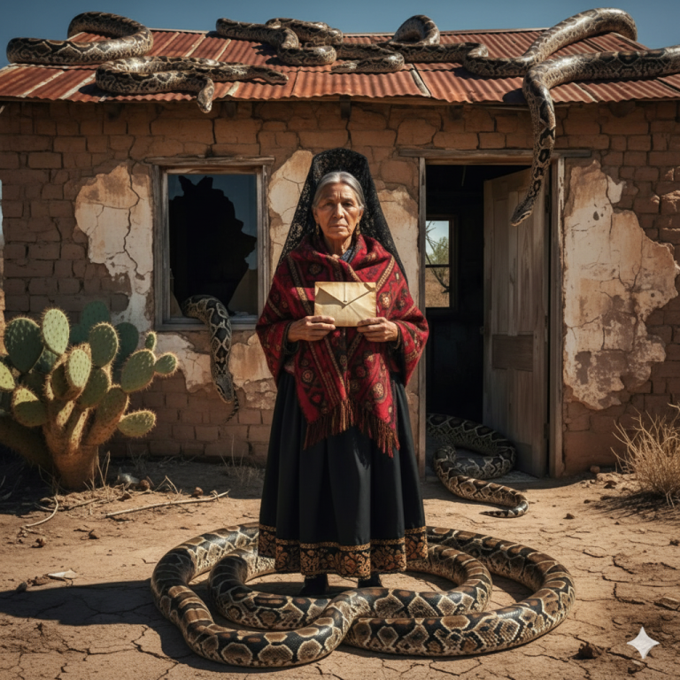 A La viuda pobre compró un rancho por 10 pesos — Se heló al ver que la casa estaba llena de serpientes..