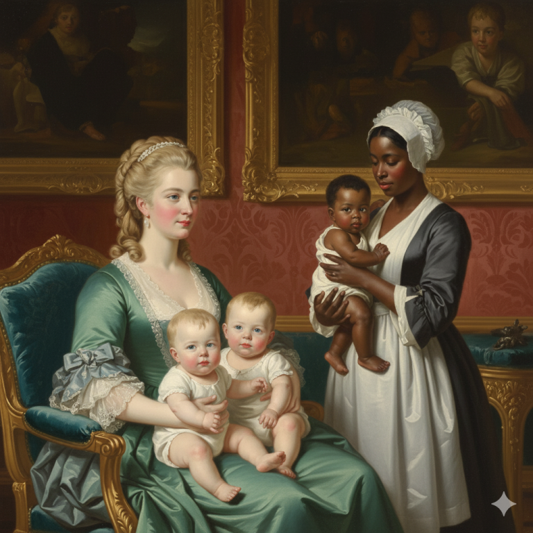 La Sinhá Tuvo Trillizos y Mandó a la Esclava Desaparecer con el que Nació Más Oscuro