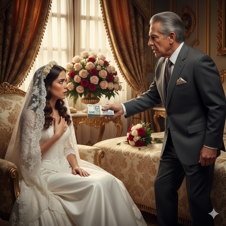 En la noche de su boda, el suegro de repente le dio a Ella diez ₱ 500 pesos y dijo temblando: “Si quieres vivir, huye de aquí de inmediato…”