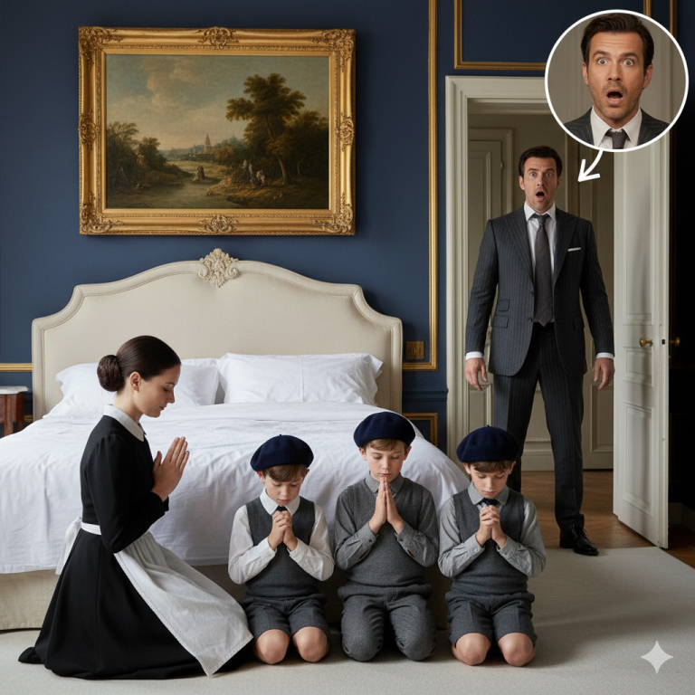 MILLONARIO LLEGÓ SIN AVISAR Y VIO A LA NIÑERA CON SUS HIJOS… LO QUE VIO LO HIZO ENAMORARSE…