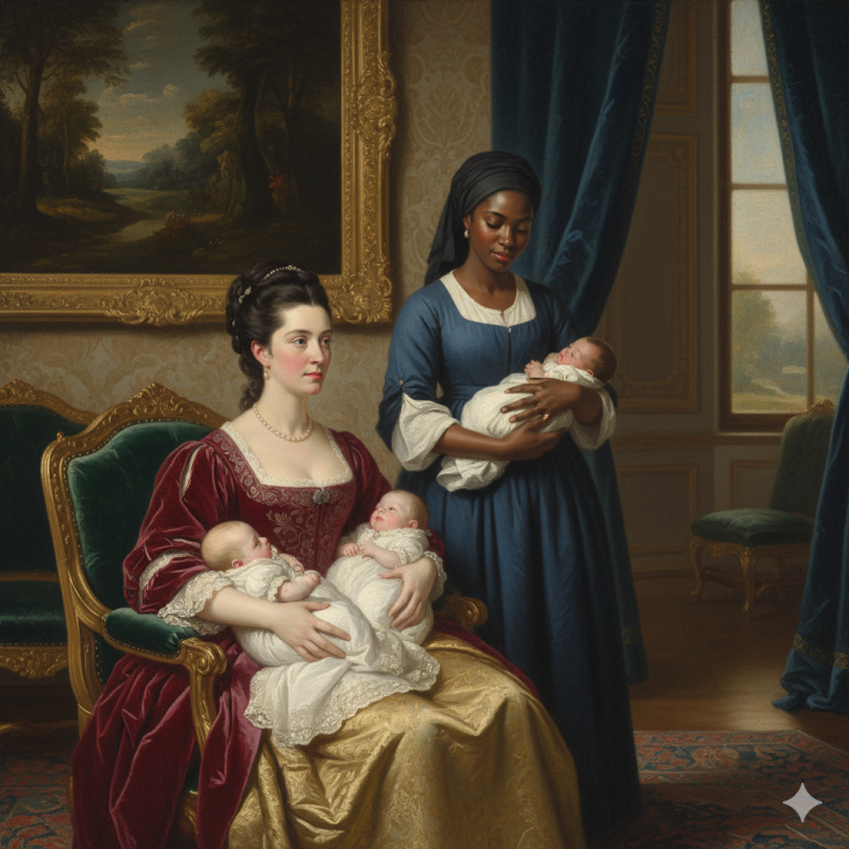 La Sinhá Tuvo Trillizos y Mandó a la Esclava Desaparecer con el que Nació Más Oscuro