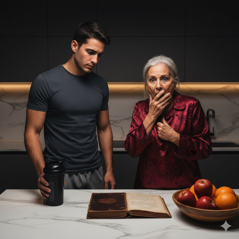 Tengo casi 60 años, y aun después de 6 años de matrimonio, mi esposo —30 años menor que yo— todavía me llama “mi pequeña esposa”. Cada noche, me hace tomar un vaso de agua. Un día, me metí a escondidas en la cocina… y descubrí algo que me heló la sangre.