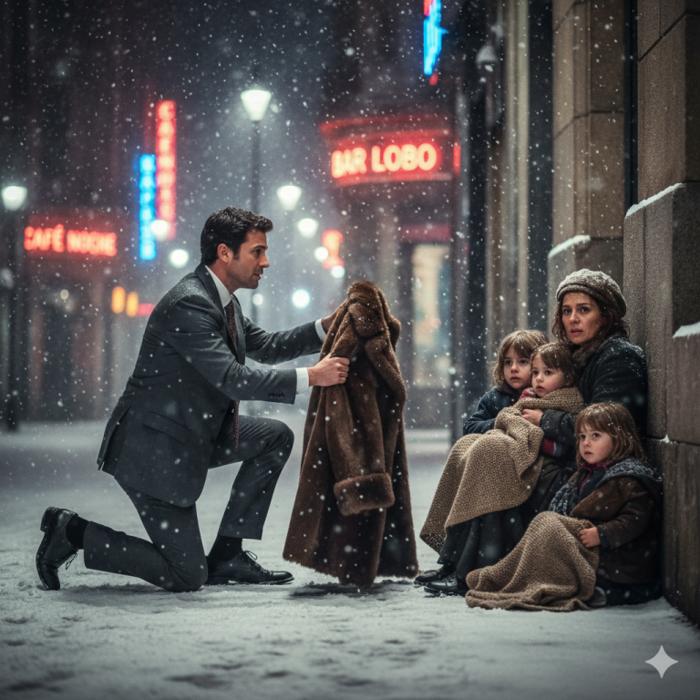 DEJÓ a su esposa hace 8 años. Hoy la encontró en la calle con TRES NIÑOS que se parecen a él. Lo que descubrió paralizó su mundo.