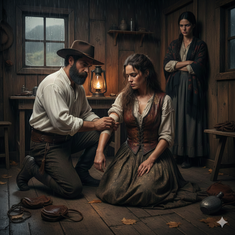 El pobre ranchero salvó a dos hermanas apaches gigantes — al día siguiente, su jefe vino con una decisión impactante…