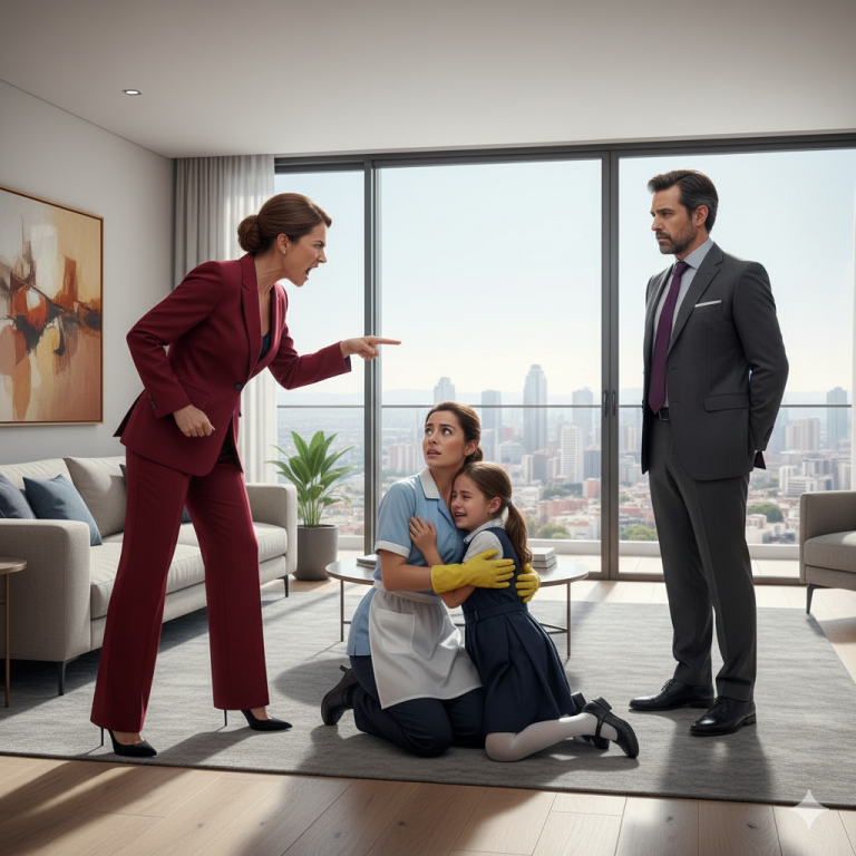 “EL MILLONARIO DESCUBRE A SU EMPLEADA PROTEGIENDO A SU HIJA ESPECIAL Y SU CORAZÓN CAMBIA PARA SIEMPRE”