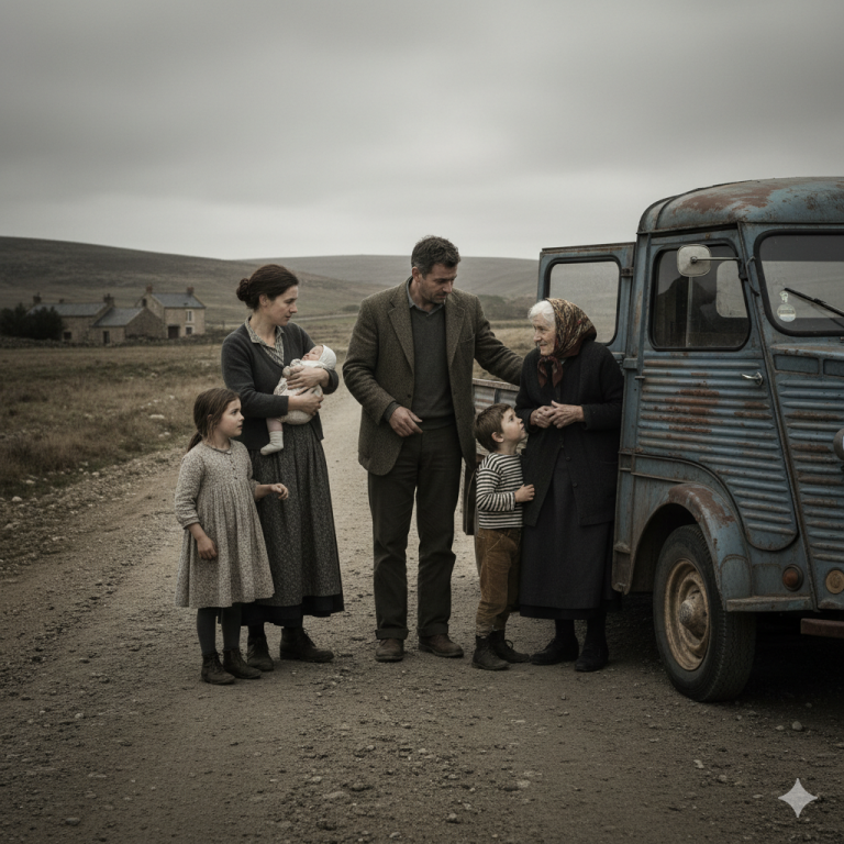 APRÈS L’ENTERREMENT DE MON MARI, MON FILS M’A EMMENÉ HORS DE LA VILLE ET M’A DIT : « DESCENDS ICI. NOUS NE POUVONS PLUS TE NOURRIR. »